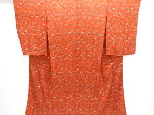 大正ロマン　紋錦紗抽象壷模様着物